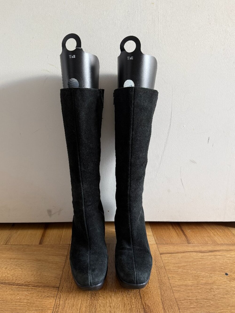 La Canadienne Black Ty Waterproof Suede Knee-High Boots